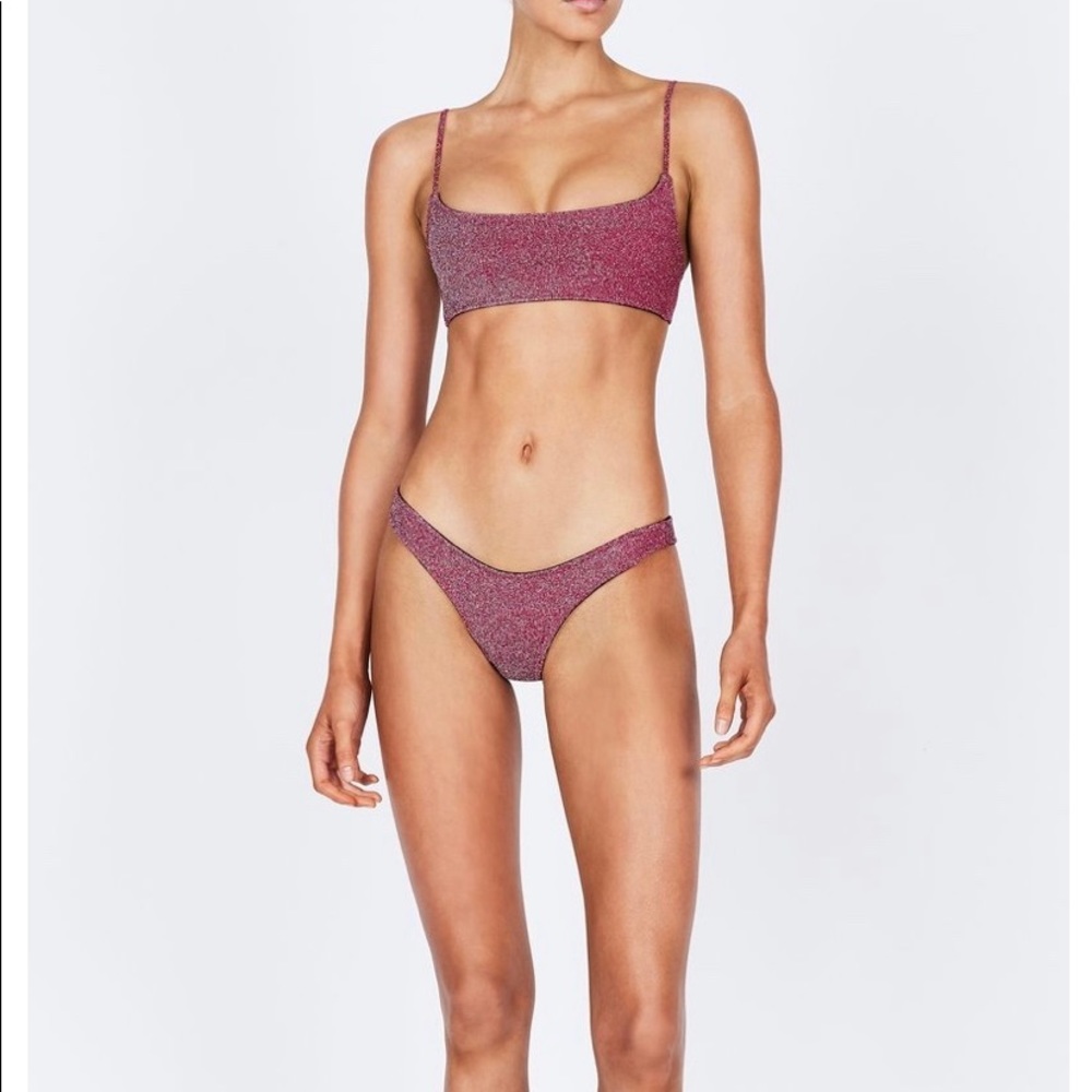 Triangl Mica- grape sparkle bikini.